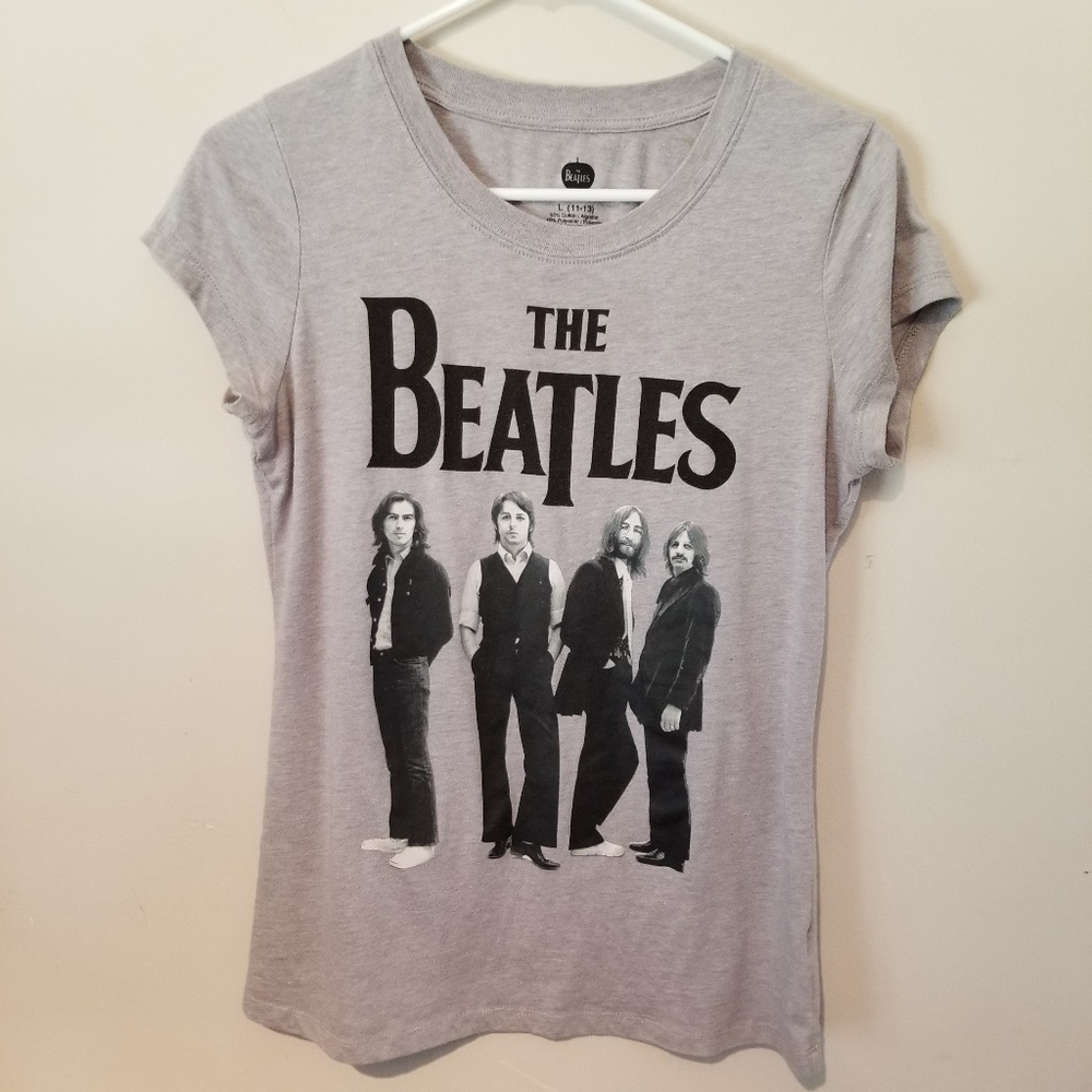 The Beetles Teen Graphic Tee Shirt.